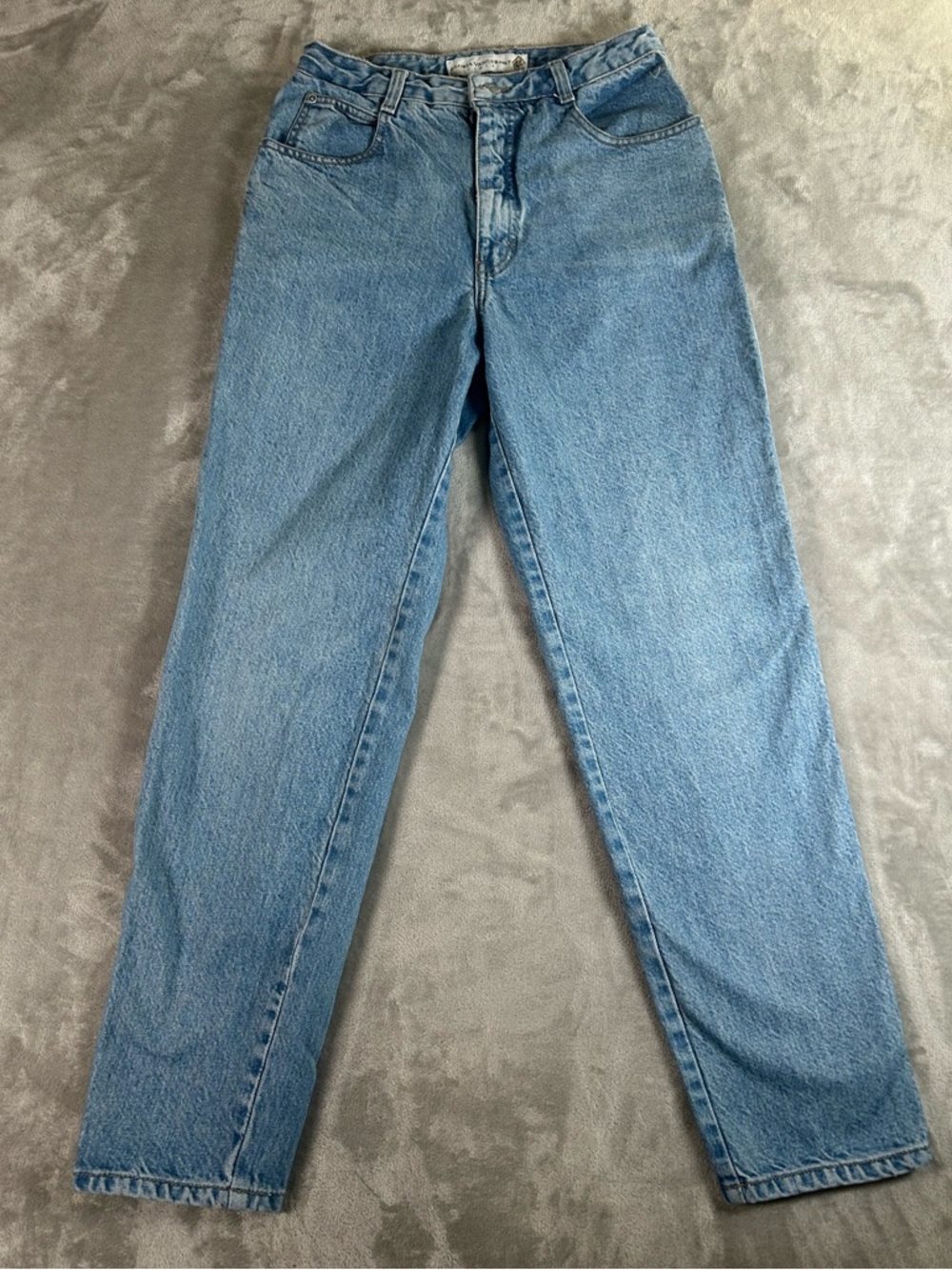 Gloria Vanderbilt High-Rise straight leg Blue Denim Jeans - Picture 3 of 14
